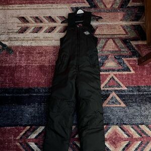 Black Insulated Snow Bib women’s size small by HJC.